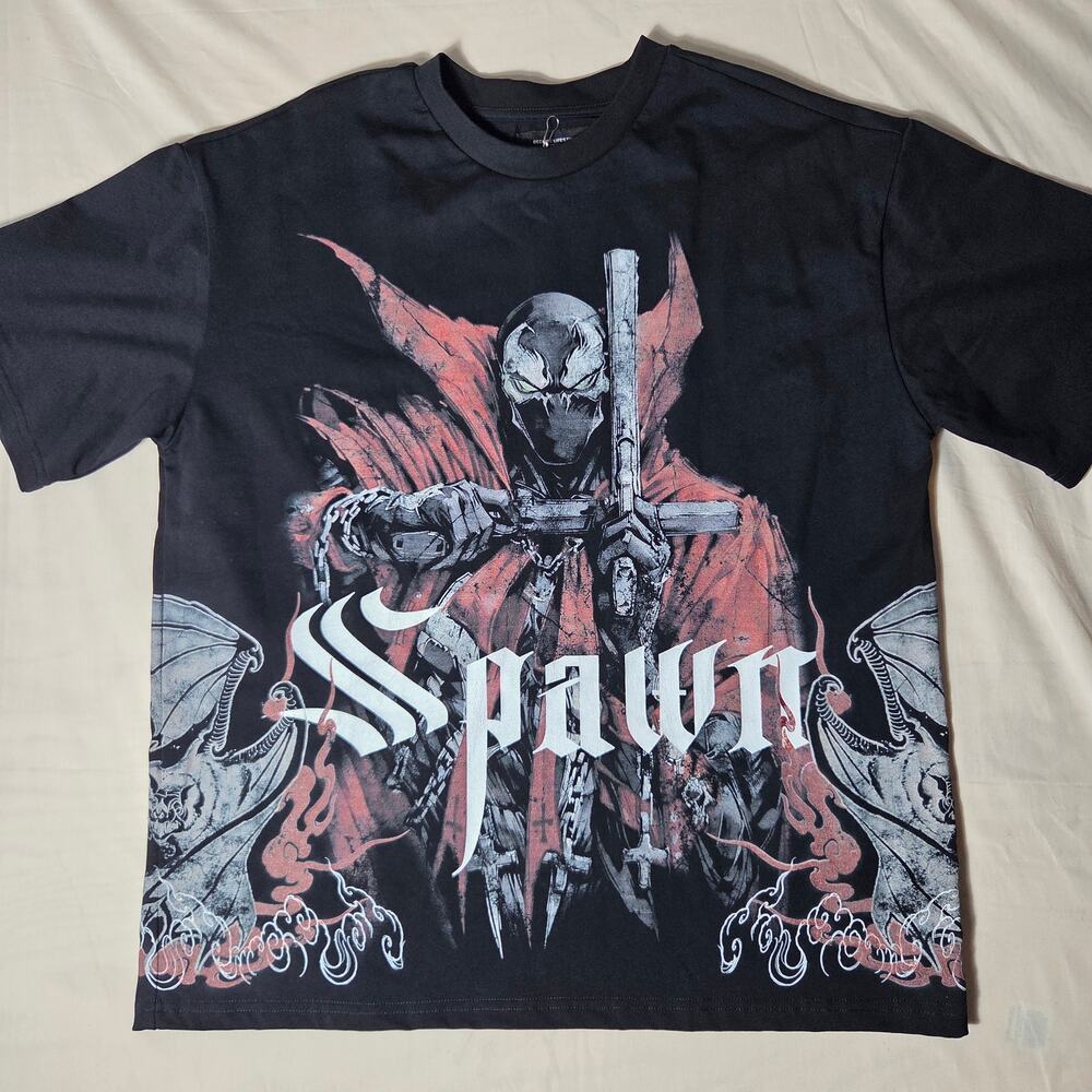 Dechire Lifestyle Spawn Batman Graphic Shirt Size S NWT